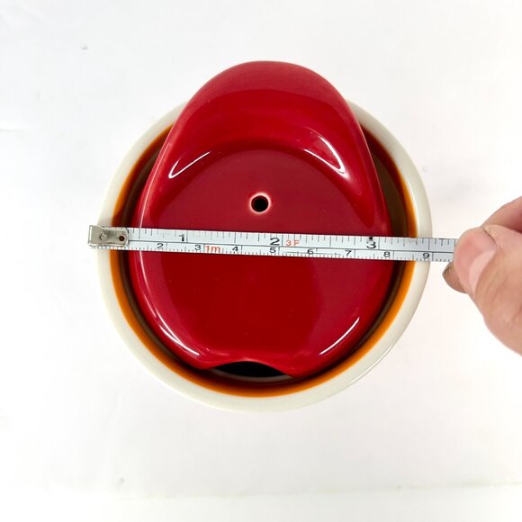 Starbucks Via Ready Brew Red White 237mL/8oz Ceramic To Go Tumbler Coffee Tea‎ - Picture 10 of 12